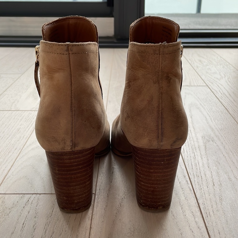 Aldo Tan Suede Heeled Booties - Picture 5 of 10